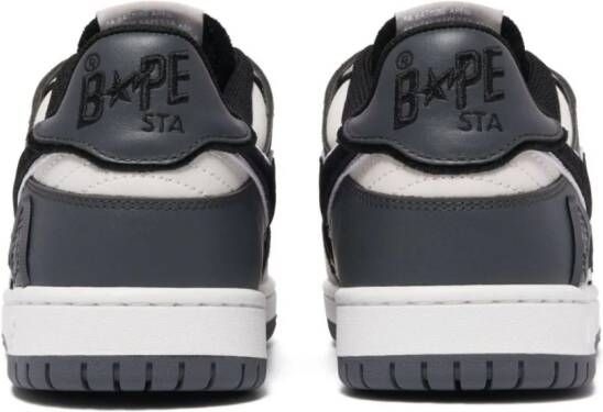 A BATHING APE SK8 panelled sneakers Black
