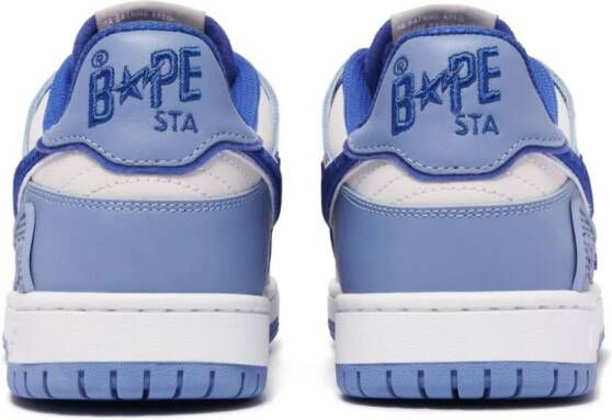 A BATHING APE SK8 panelled sneakers Blue