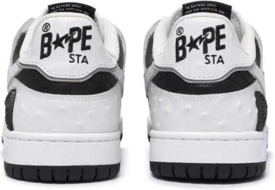 A BATHING APE SK8 two-tone sneakers Black