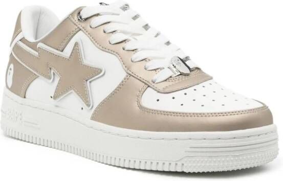 A BATHING APE STA #4 low-top sneakers Gold