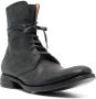 A Diciannoveventitre Cordovan lace-up leather boots Black - Thumbnail 2
