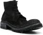 A Diciannoveventitre distressed suede boots Black - Thumbnail 2