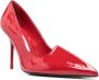 Acne Studios 100mm patent leather pumps Red - Thumbnail 2