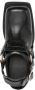 Acne Studios 40mm square-toe leather mules Black - Thumbnail 4