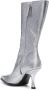 Acne Studios 85mm metallic leather boots Silver - Thumbnail 3