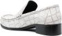 Acne Studios block-heel leather loafers White - Thumbnail 3