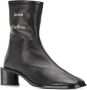Acne Studios Bertine leather ankle boots Black - Thumbnail 2