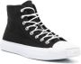 Acne Studios contrasting toe-cap high-top sneakers Black - Thumbnail 2