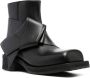 Acne Studios knot-detail leather ankle boots Black - Thumbnail 2