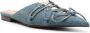 Acne Studios lace-up denim slippers Blue - Thumbnail 2