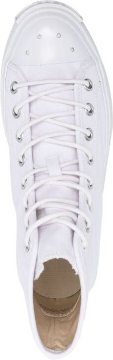 Acne Studios lace-up high-top sneakers White