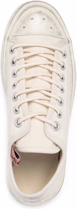 Acne Studios lace-up low-top sneakers Neutrals