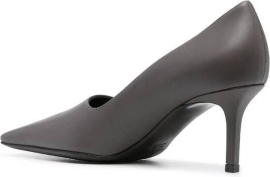 Acne Studios 70mm leather pumps Grey