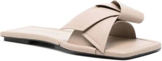 Acne Studios Musubi leather sandals Neutrals