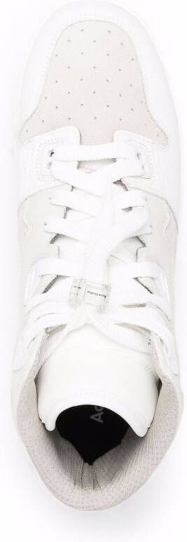 Acne Studios panelled high-top sneakers White
