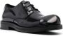 Acne Studios patent-finish leather derby shoes Black - Thumbnail 2