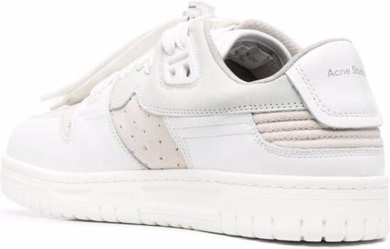 Acne Studios perforated-detail low top sneakers White