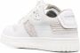 Acne Studios perforated-detail low top sneakers White - Thumbnail 3