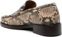 Acne Studios snakeskin-print leather loafers Brown - Thumbnail 3