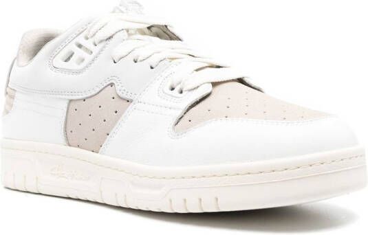Acne Studios tonal panelled low top sneakers White