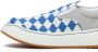 Ader Error checkered slip-on sneakers Blue - Thumbnail 2