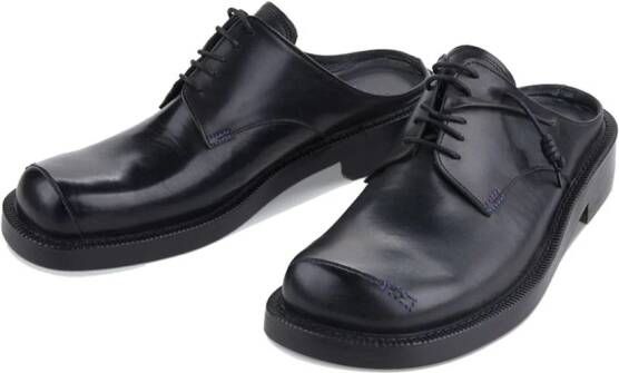 Ader Error Curve leather Derby shoes Black
