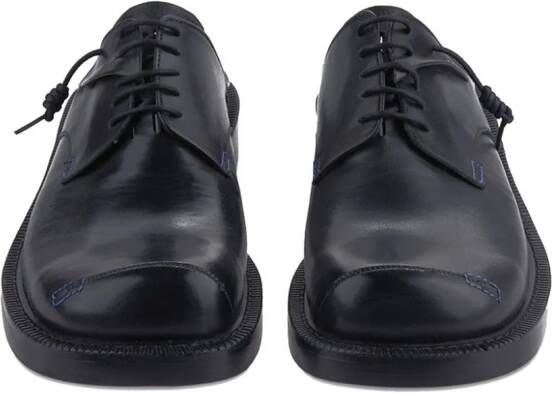 Ader Error Curve leather Derby shoes Black