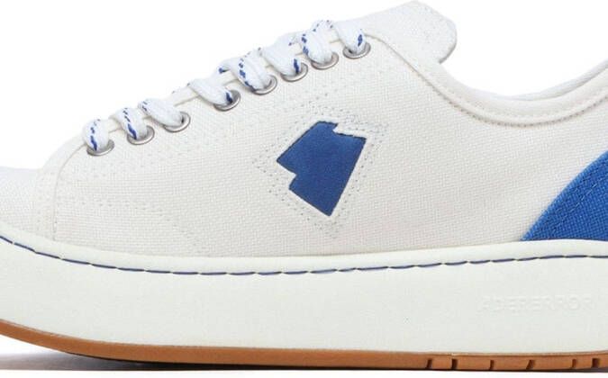 Ader Error paneled canvas sneakers White