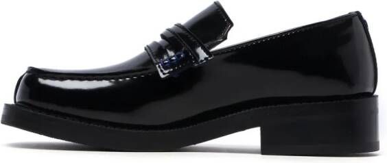 Ader Error patent-leather loafers Black