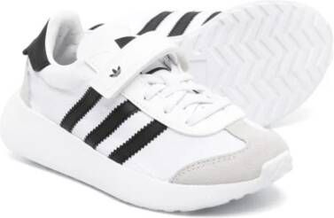 adidas 3-Stripes touch-strap sneakers White