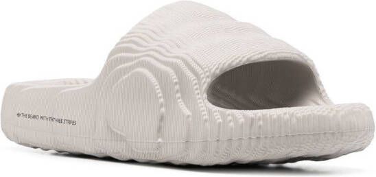 adidas 3D detailed slippers Neutrals