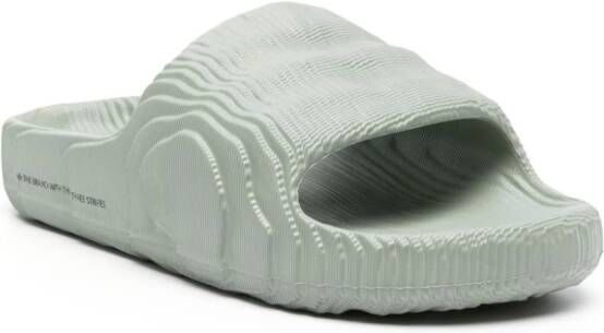 Adidas Adilette 22 chuncky-sole slides Green