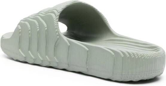 adidas Adilette 22 chuncky-sole slides Green