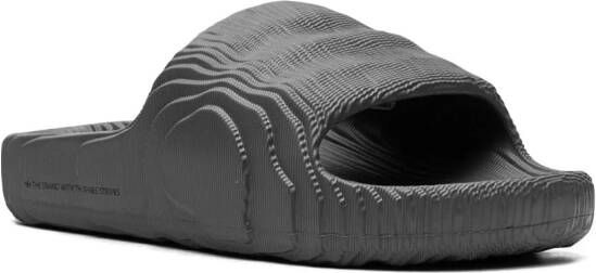 adidas Adilette 22 textured slides Grey