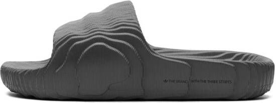 adidas Adilette 22 textured slides Grey
