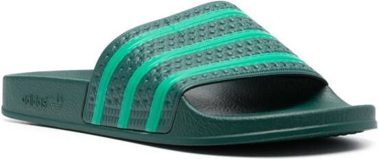 adidas Adilette flat slides Green