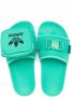 Adidas Adilette zip-pouch slides Green - Thumbnail 4