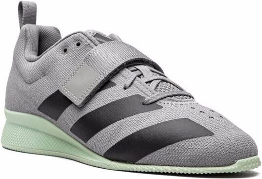 adidas Adipower Weightlifting 2 "Grey Three Core Black Green TI" sneakers