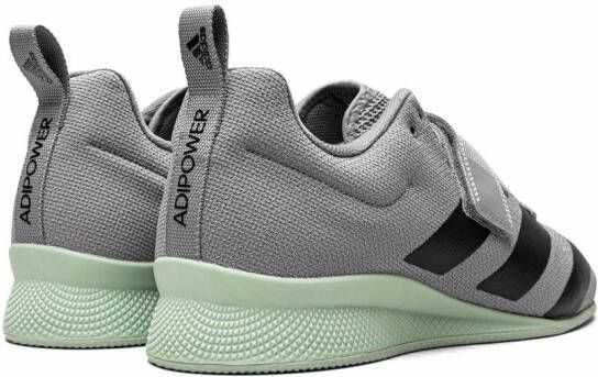 adidas Adipower Weightlifting 2 "Grey Three Core Black Green TI" sneakers