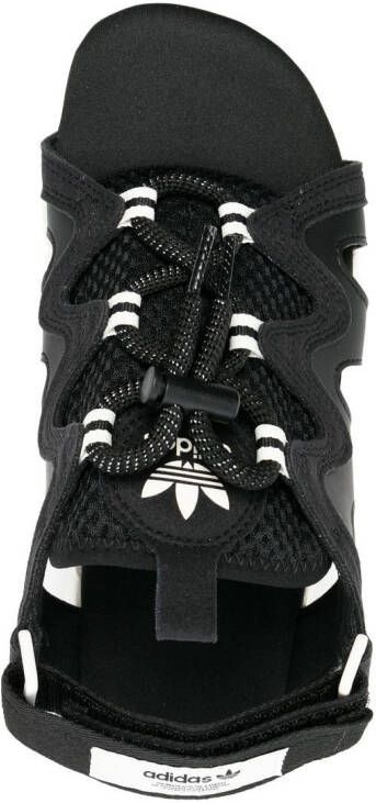 Adidas AdiFom Q "Black Carbon" sneakers - Picture 13