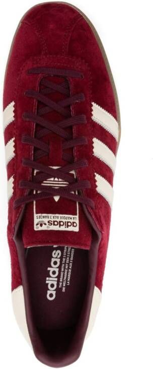adidas Bermuda 3-Stripes suede sneakers Red