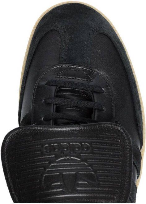 adidas Black Samba Recon LT leather sneakers