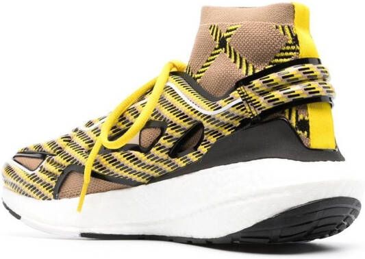 adidas by Stella McCartney all-over graphic-print sock sneakers Yellow