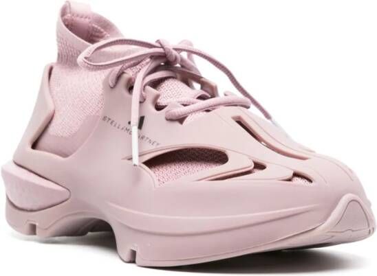adidas by Stella McCartney caged-design knitted sneakers Pink