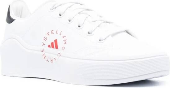 adidas by Stella McCartney Court lace-up sneakers White