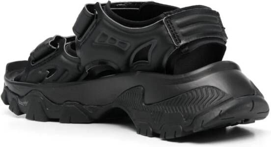 adidas by Stella McCartney Hika cut-out chunky sandals Black
