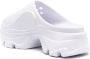 Adidas by Stella McCartney logo-embossed perforated clogs White - Thumbnail 3