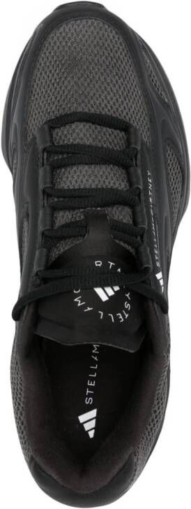 adidas by Stella McCartney logo-print panelled sneakers Black