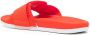 Adidas by Stella McCartney logo-strap pool slides Orange - Thumbnail 3