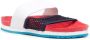 Adidas by Stella McCartney mesh-panel slides Blue - Thumbnail 2